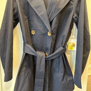 New navy blue Lauren Conrad jacket.. last picture shows true color …a dark blue